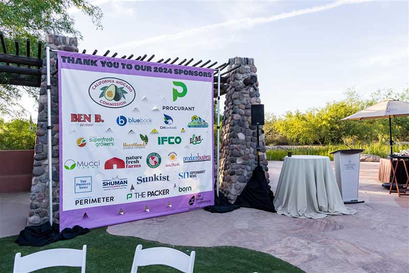 Banner featuring the logos of sponsors for Retail Conference 2024