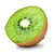 half of a kiwi