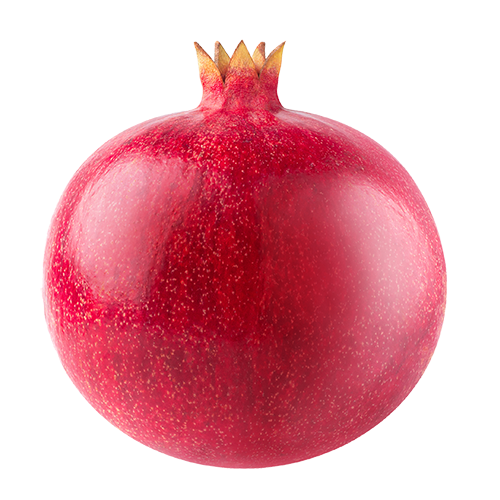 Isolated pomegranate